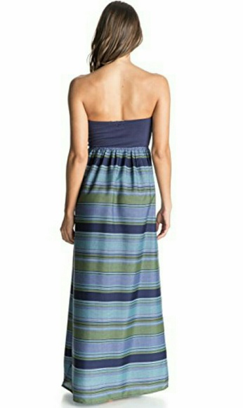🆕Roxy Womens Viewed Maxi Strapless Dress NWT - Picture 4 of 5